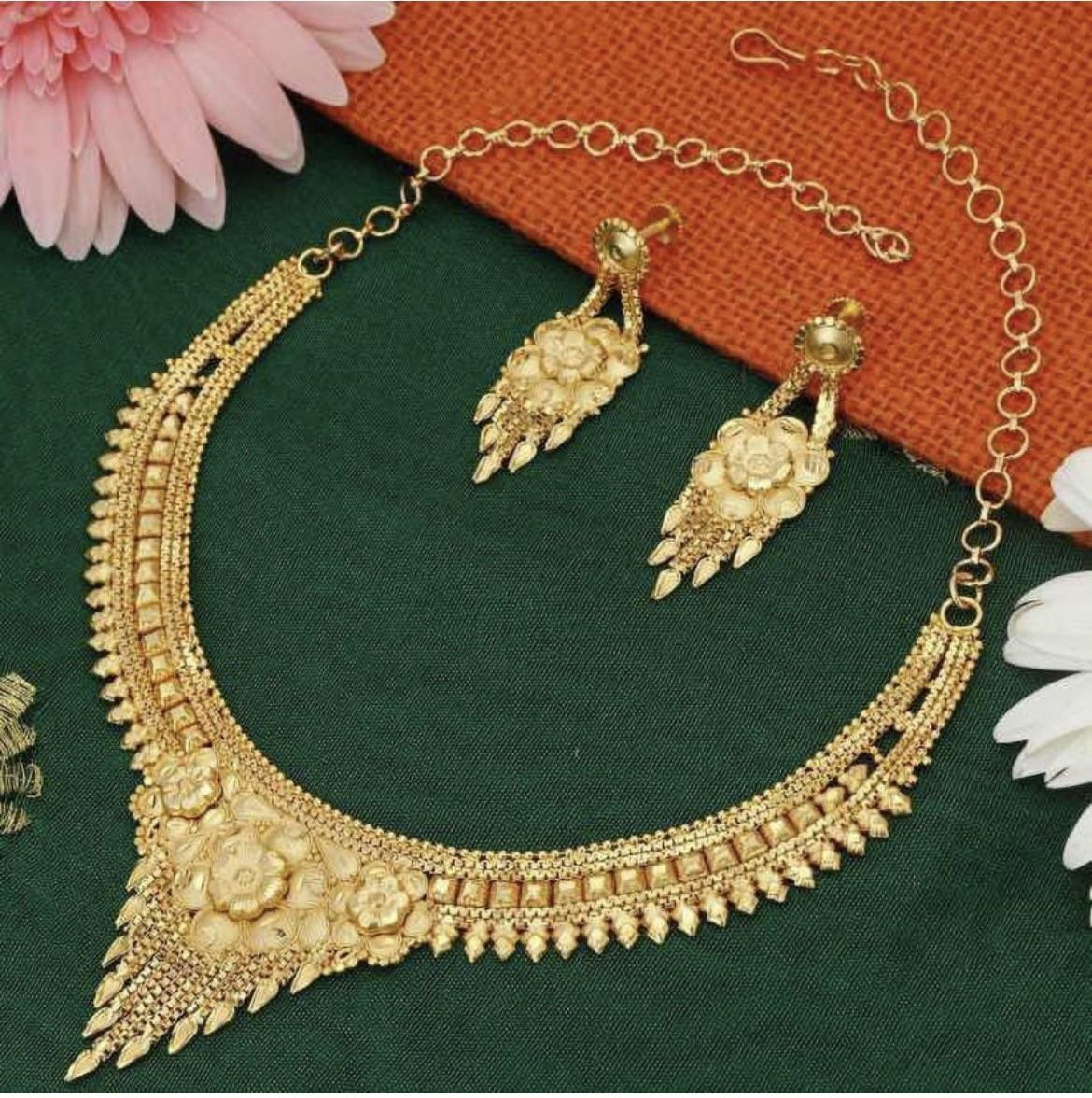 Alloy Gold-plated Gold Jewel Set (Pack of 1) - Image 3